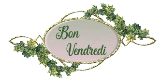 Gif animé Bon vendredi plaque